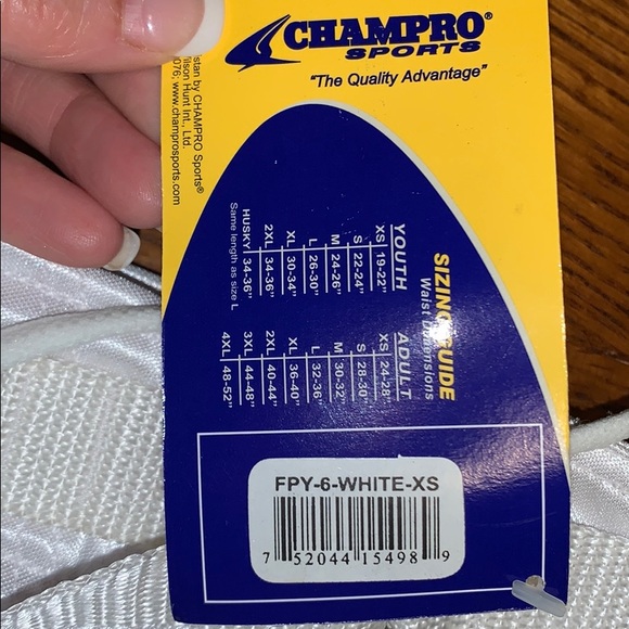 🏈CHAMPRO Sports⭐️🆕White Football Pants🏆 - Picture 6 of 9